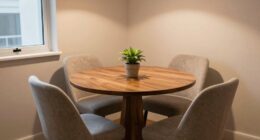 intimate dining space design