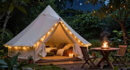 luxurious outdoor romantic experience
