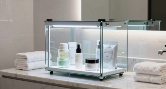 luxury skincare storage trend