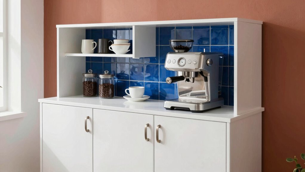 organized shared coffee space