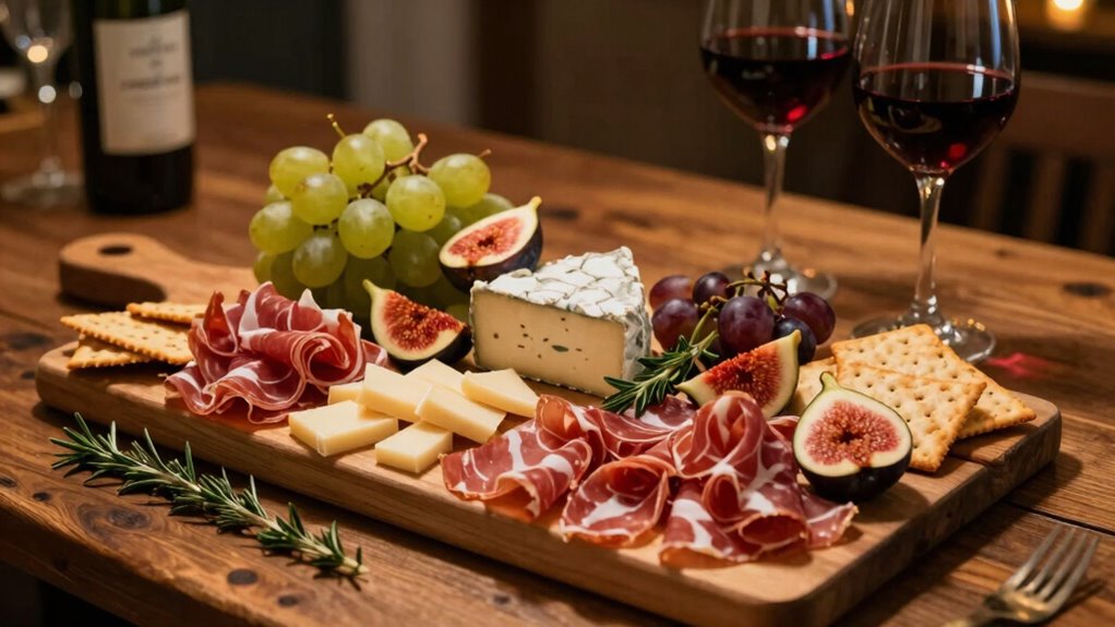 popular romantic appetizer presentation