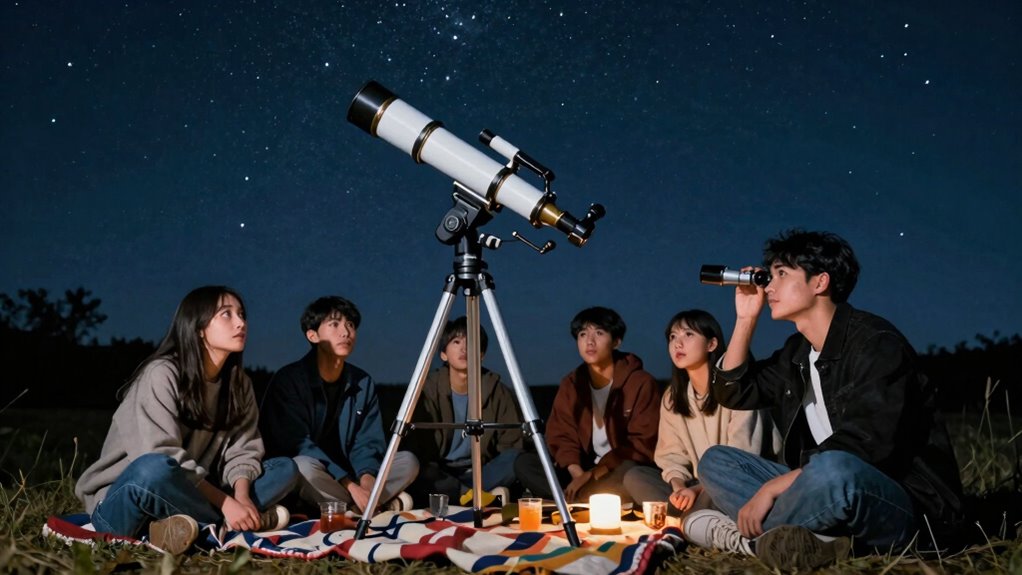 respectful shared stargazing experience