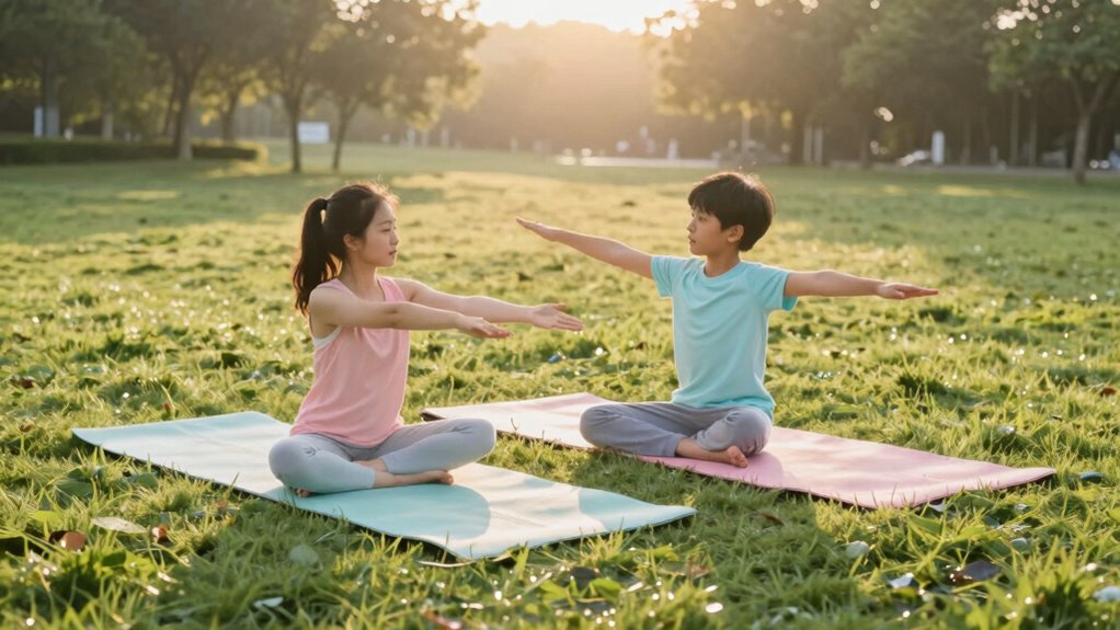shared mindful yoga practice