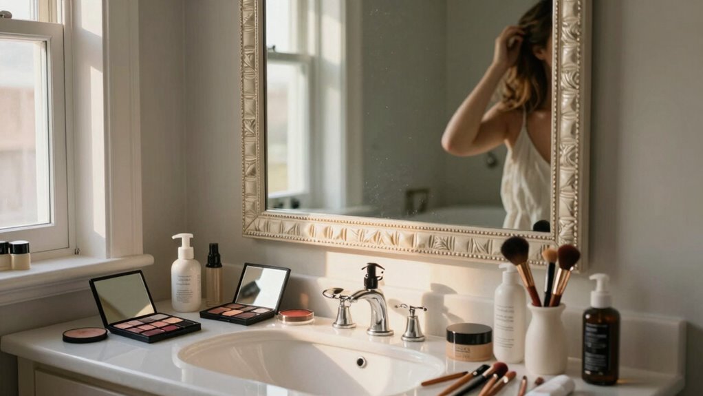 shared morning mirror routines