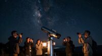 sharing stargazing moments