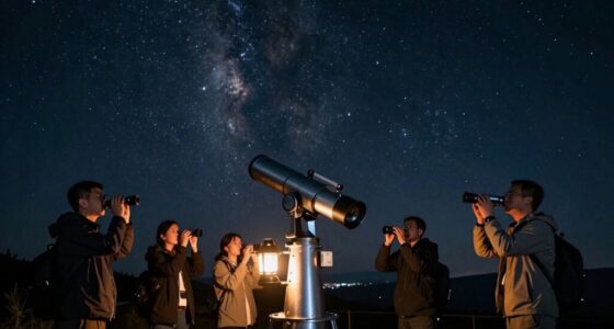 sharing stargazing moments
