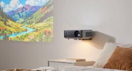 space saving bedroom projector