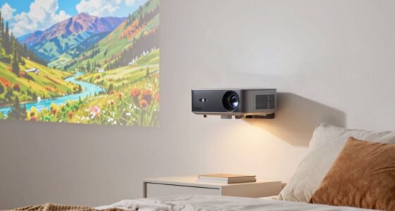 space saving bedroom projector