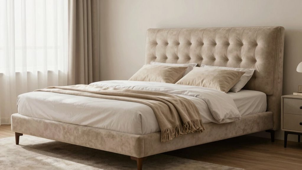 upholstered bed frame maintenance