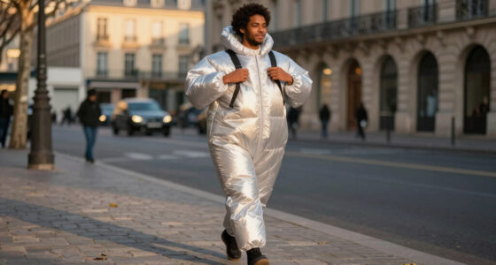 Trending in Paris for Men: Glitter Pants and Inflatable Suits