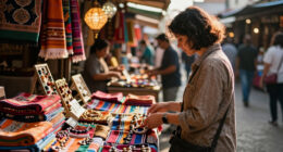 Bustling Street Culture Marketplaces