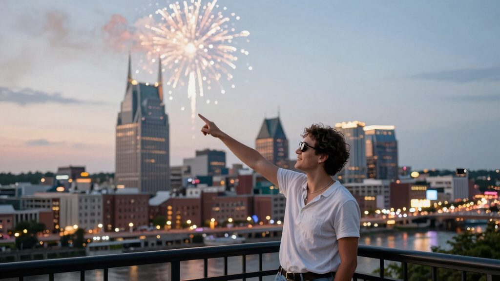 Nashville's 4th of July fireworks are bigger than ever. What time do they start?