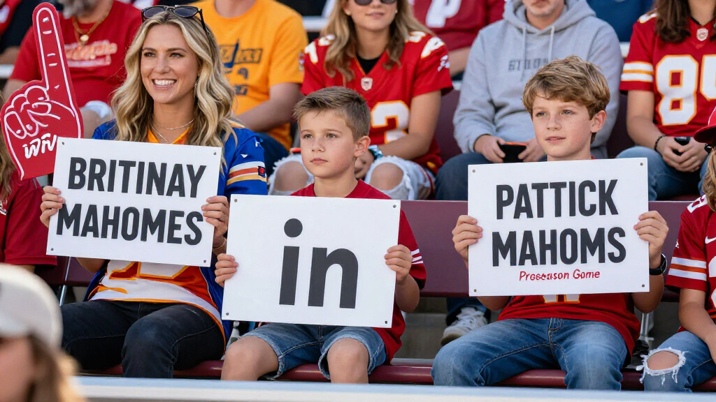 Brittany Mahomes And Kids Support Husband Patrick Mahomes At Preseason Game: ‘When They See Their Dad’