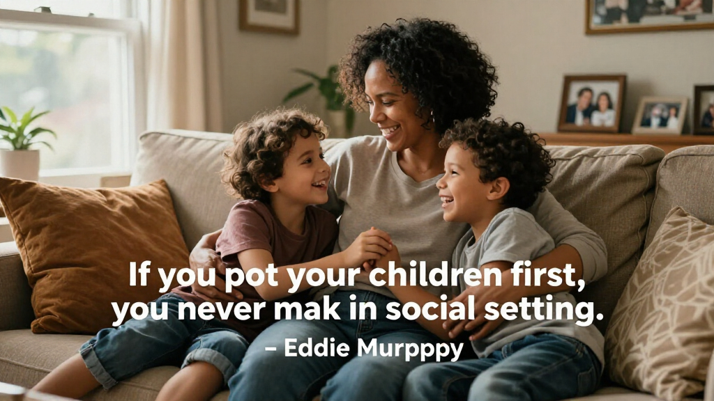 Quote Of The Day By Eddie Murphy: 'If You Put Your Children First, You Never Make A Bad Decision' A Heart