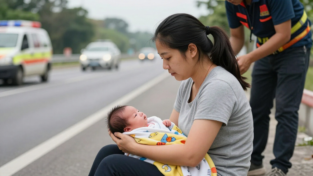 Woman Gives Birth On Highway In Hamburg & Schleswig-Holstein
